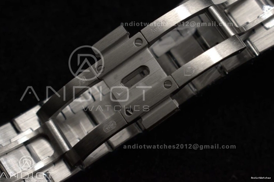 1031 Frosted Edition 15454 SS 37mm Best Grey on Bracelet Clone Lightweight SS Royal Oak SA3120 1:1 Super Dial APSF Textured 0219